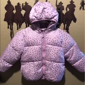 Toughskins Light Purple And Plated ,Winter Jacket